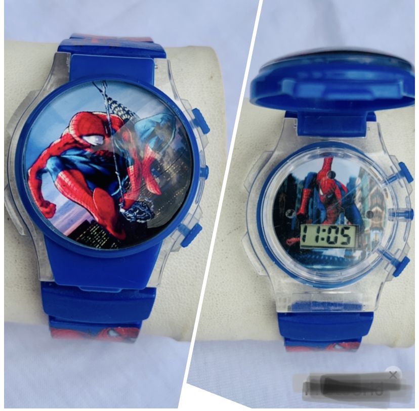 Kids Carton Character Children Wristwatch With Led