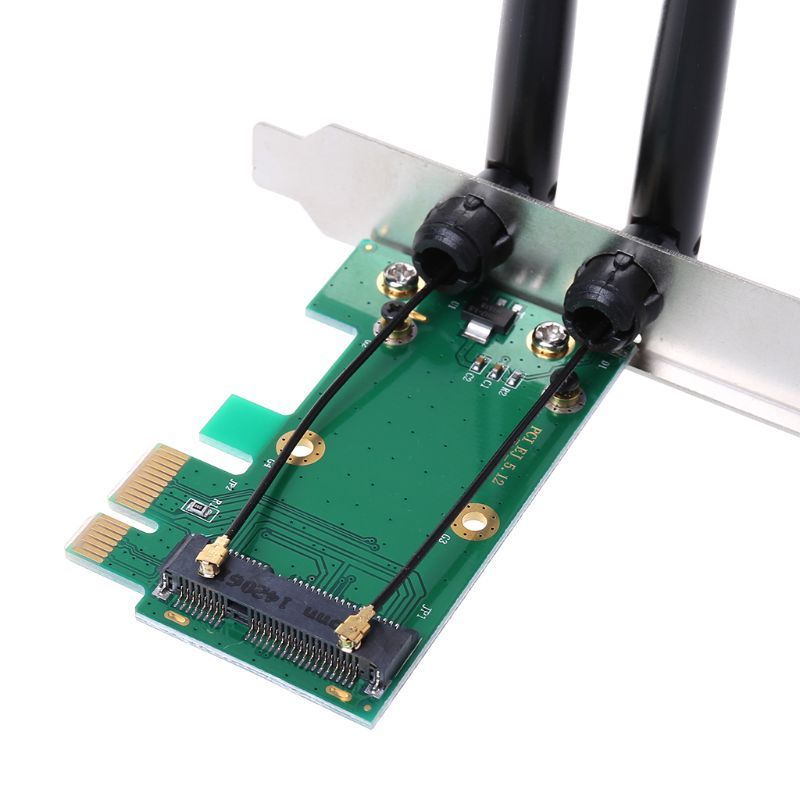 Wireless Network Card WiFi Mini PCI-E Express To PCI-E