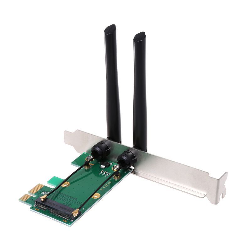 Wireless Network Card WiFi Mini PCI-E Express To PCI-E