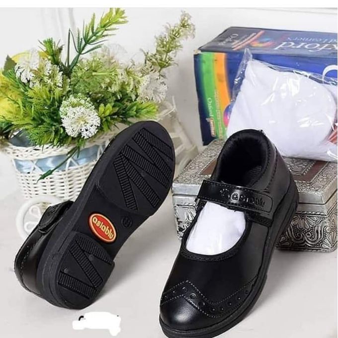 Black School Shoe For Girls