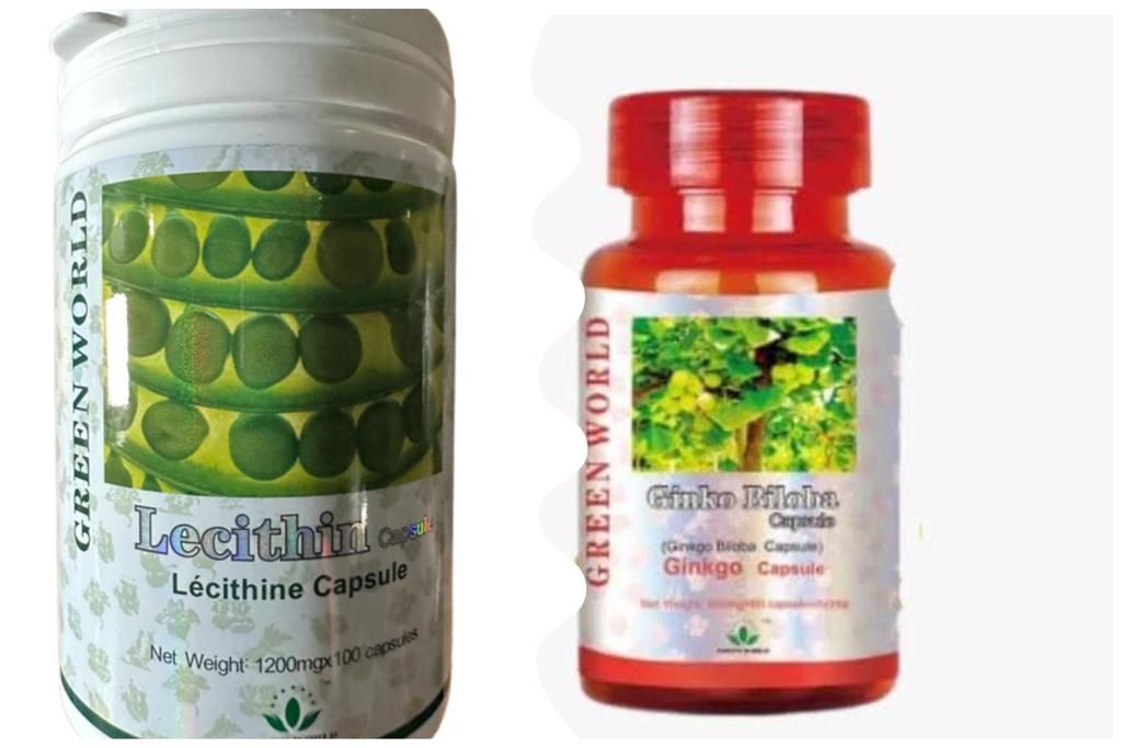 Ginkgo Biloba And Lecithin Capsule.