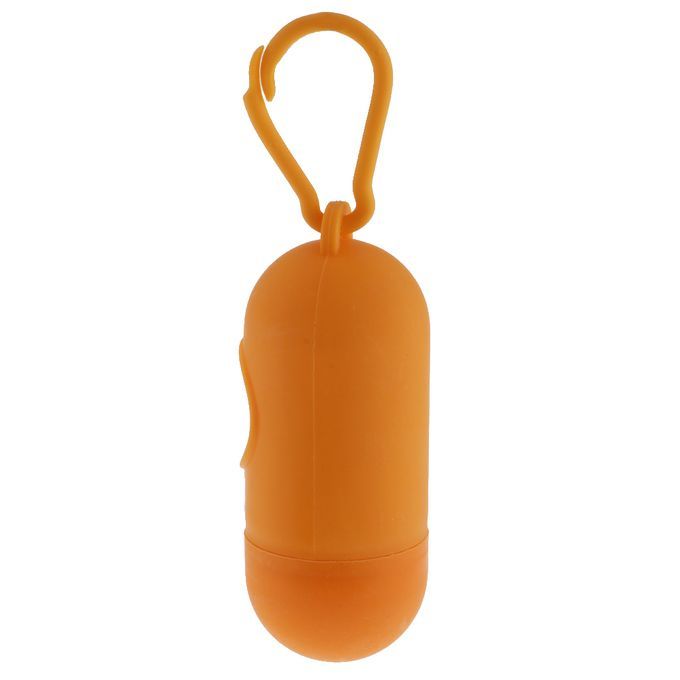 Stroller Portable Hanging Baby Diaper Bag Dispenser Box Orange