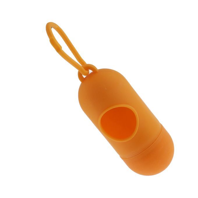 Stroller Portable Hanging Baby Diaper Bag Dispenser Box Orange