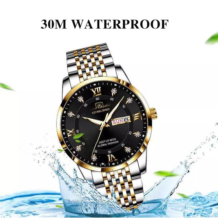 Men Watch Business Quartz Men Waterproof Fashion Wristwatch