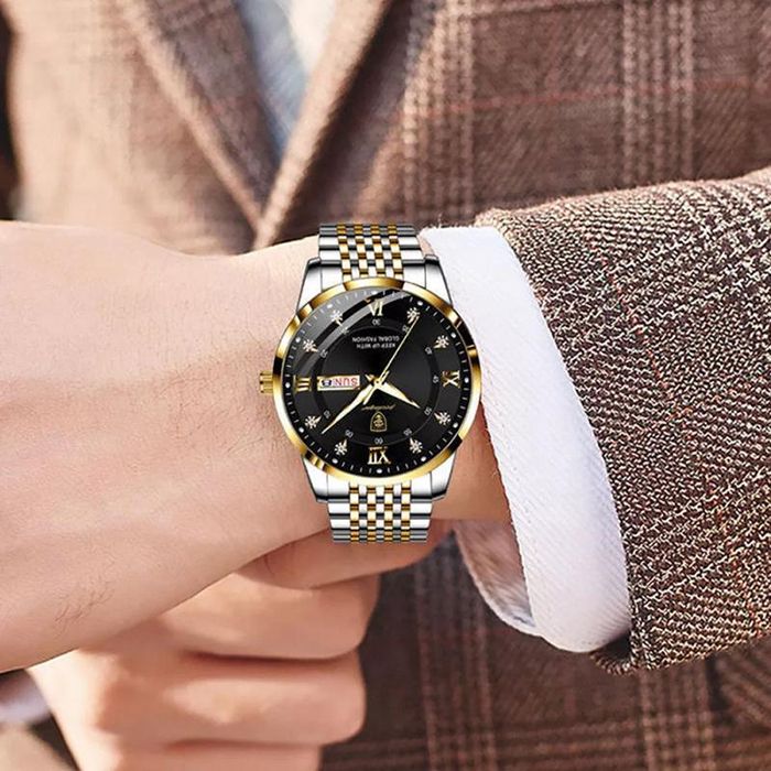 Men Watch Business Quartz Men Waterproof Fashion Wristwatch