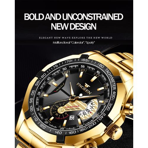 Calendar Sporty Waterproof Quartz Men's Watch