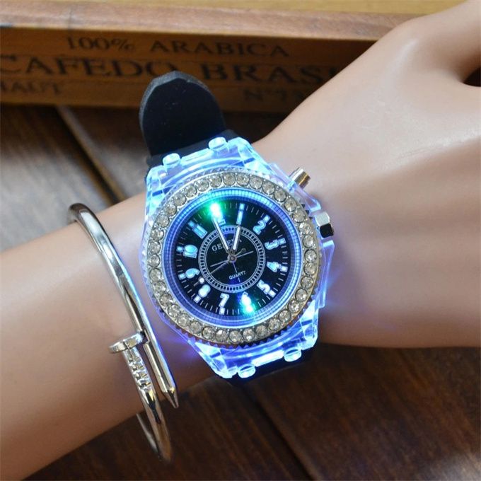LED Luminous WristWatch - Black