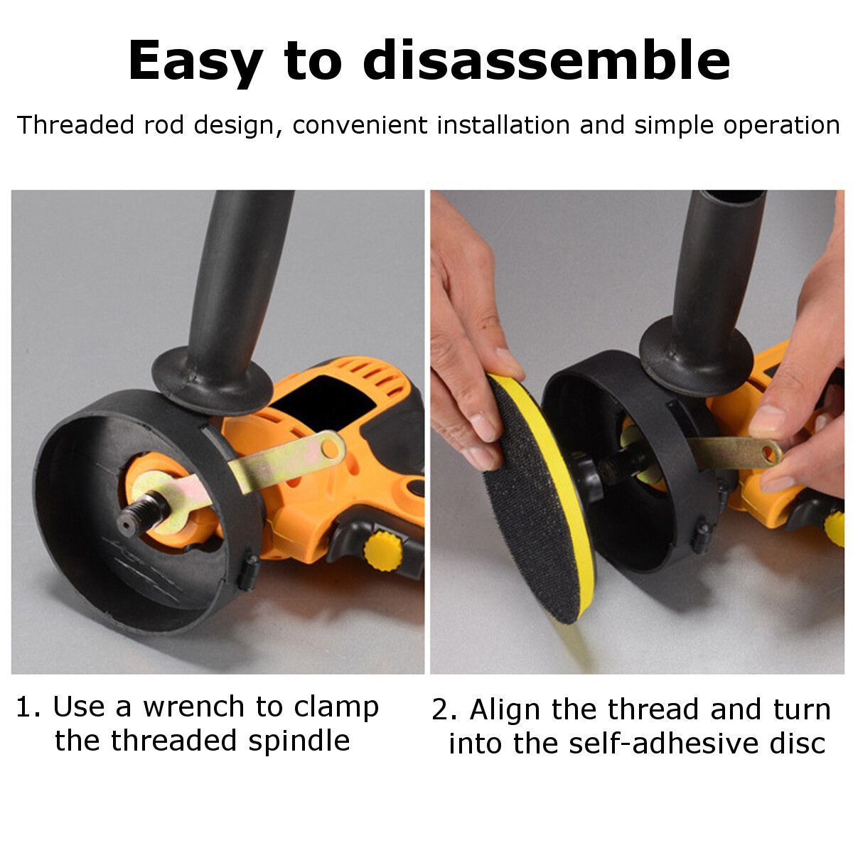 800W Polisher Car Sander Buffer Polishing Machine Kit Variable Speed Machine EU PLUG -14 Piece Set