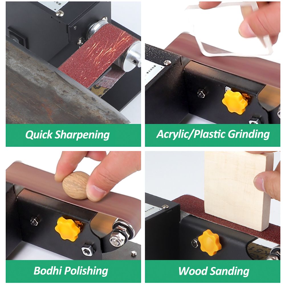 250W Mini Belt Sander Electric Bench Grinder Sanding