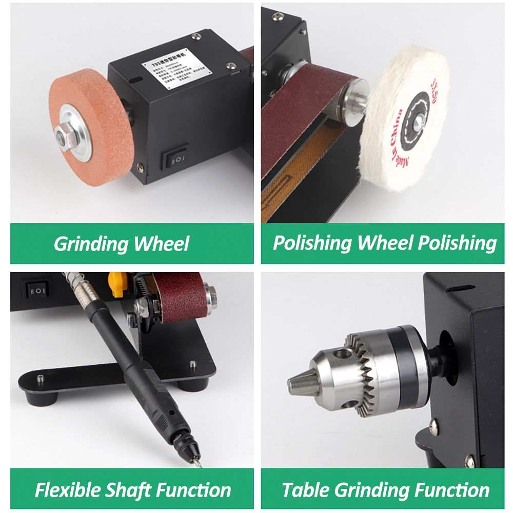 250W Mini Belt Sander Electric Bench Grinder Sanding