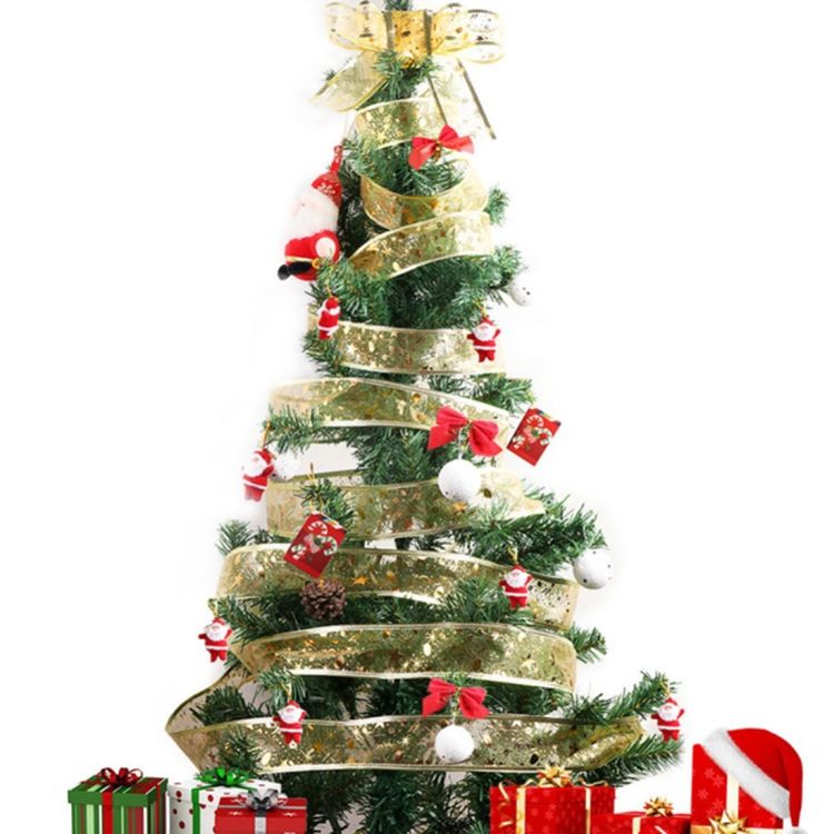 5 PCS 2m Christmas Party Decoration Ribbon
