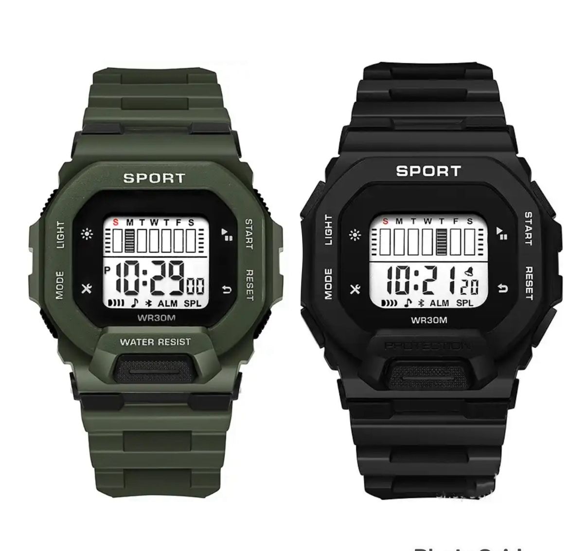 2 IN 1 FASHION DIGITAL SPORT WRISTWATCH FOR MALE &FEMALE