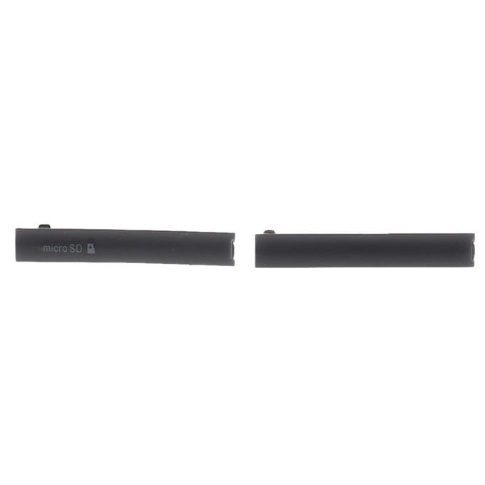 SIM/Memory Card Slot Port USB Dust Plug Cover For Sony Z3mini Black