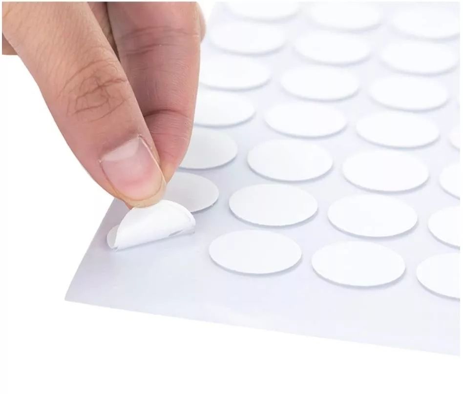 Round Double Sided Nano Adhesive Sticker - 20mm