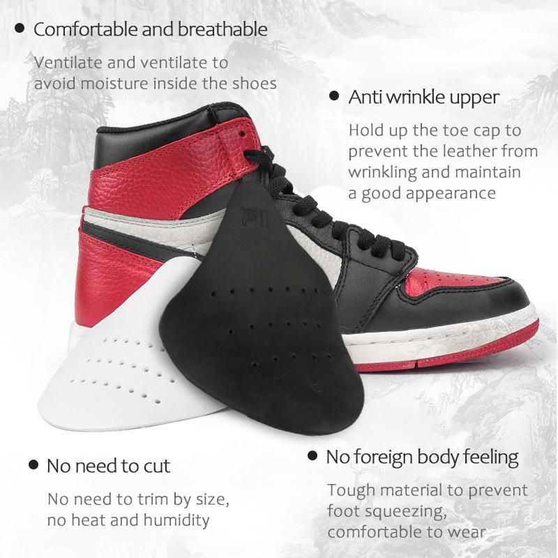 2023 New 1 Pair Anti Crease Shoes Care For Sneakers Toe Caps Anti Fold Protection Shoe Stretcher Support Shoes Accessories