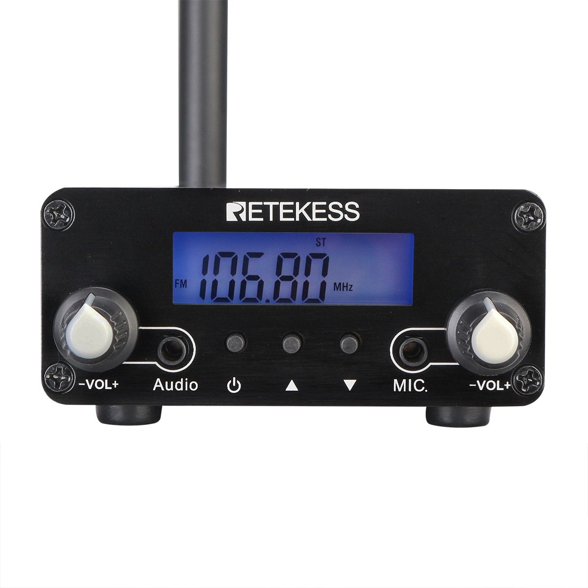 TR508 FM Transmitter Radio Wireless Stereo Broadcast For Drive-in Church Station Long Range Cinemas US Plug 100~240V