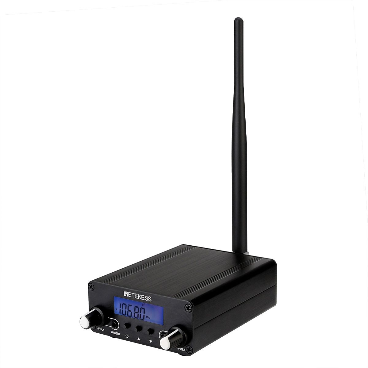 TR508 FM Transmitter Radio Wireless Stereo Broadcast For Drive-in Church Station Long Range Cinemas US Plug 100~240V