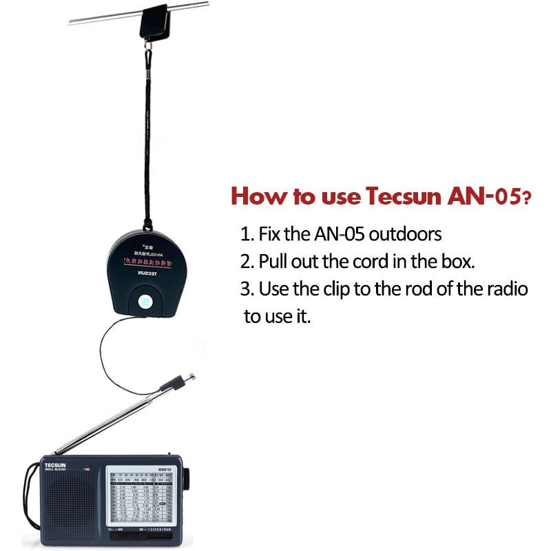 Tecsun R-9012 Am/fm/sw 12 Bands Shortwave Radio Portable Re