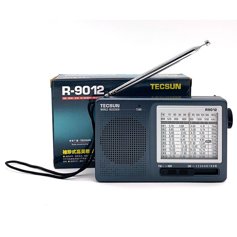 Tecsun R-9012 Am/fm/sw 12 Bands Shortwave Radio Portable Re