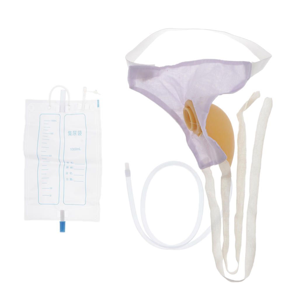Men Urinal Pee Holder Collector Urinary Paralysis Incontinent