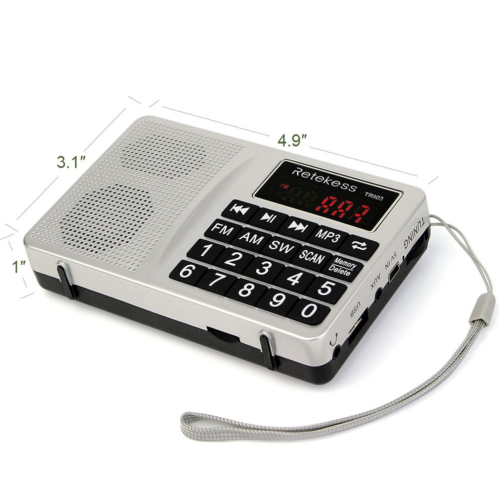 Tr603 Am Fm Radio Shortwave Transistor Digital Tuning