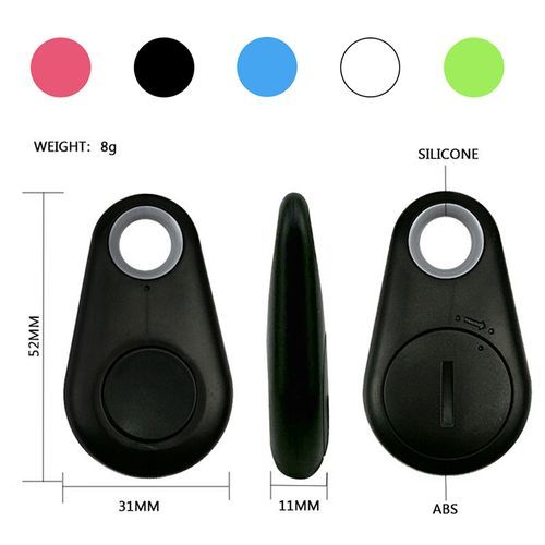 Smart Bluetooth GPS Tracker Key Locator Pet Anti-Lost Tag For Kids Wallets Luggage Suitcases