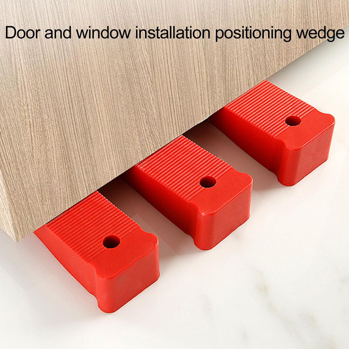 5Pcs Spacers Wedges Door Leveler Adjustment Spacers Wedges Red
