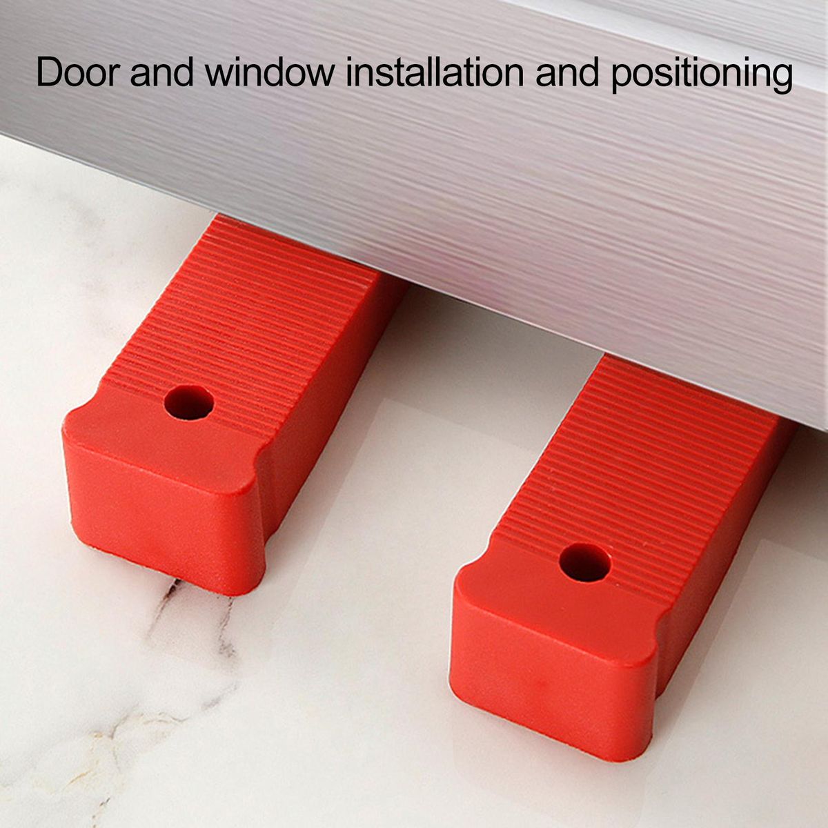 5Pcs Spacers Wedges Door Leveler Adjustment Spacers Wedges Red