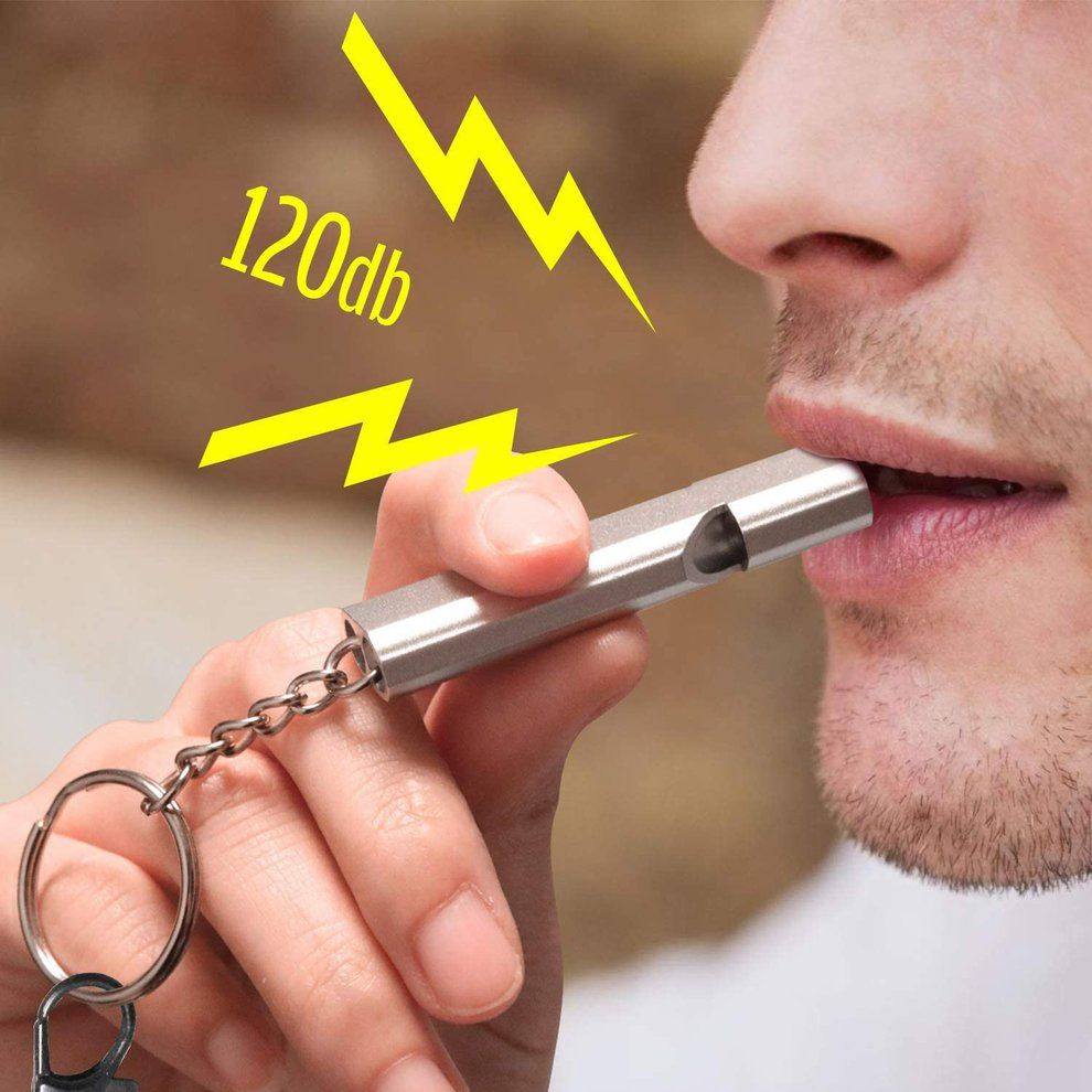 3 P S Outdoor Flat   Dual Frequen Y Survival   Double Tube-Silver+gold+black-55 * 15 * 8mm