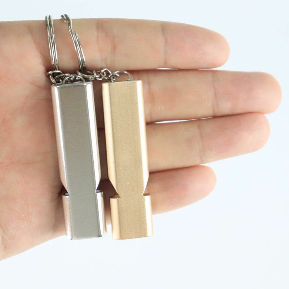 3 P S Outdoor Flat   Dual Frequen Y Survival   Double Tube-Silver+gold+black-55 * 15 * 8mm
