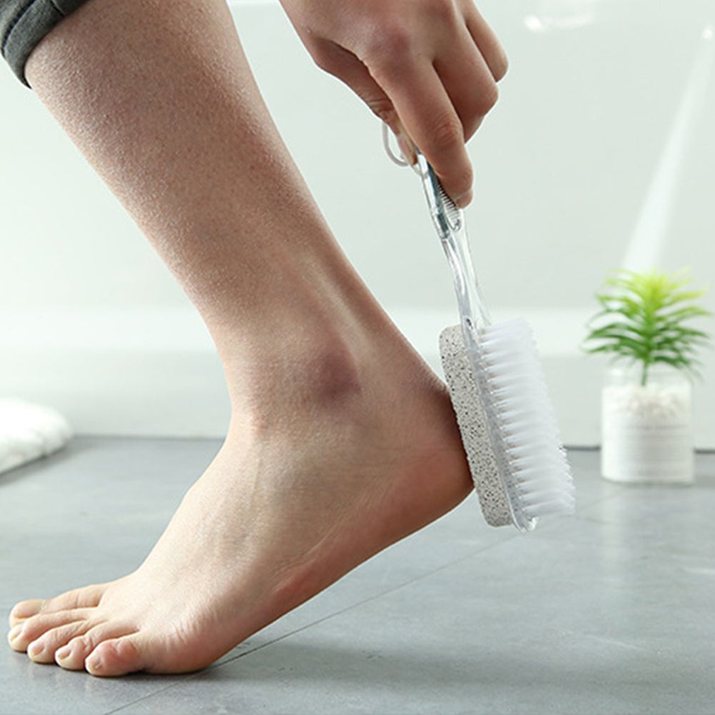 4-in-1 Pedicure Brush Pumice Stone Exfoliating Dead Skin-