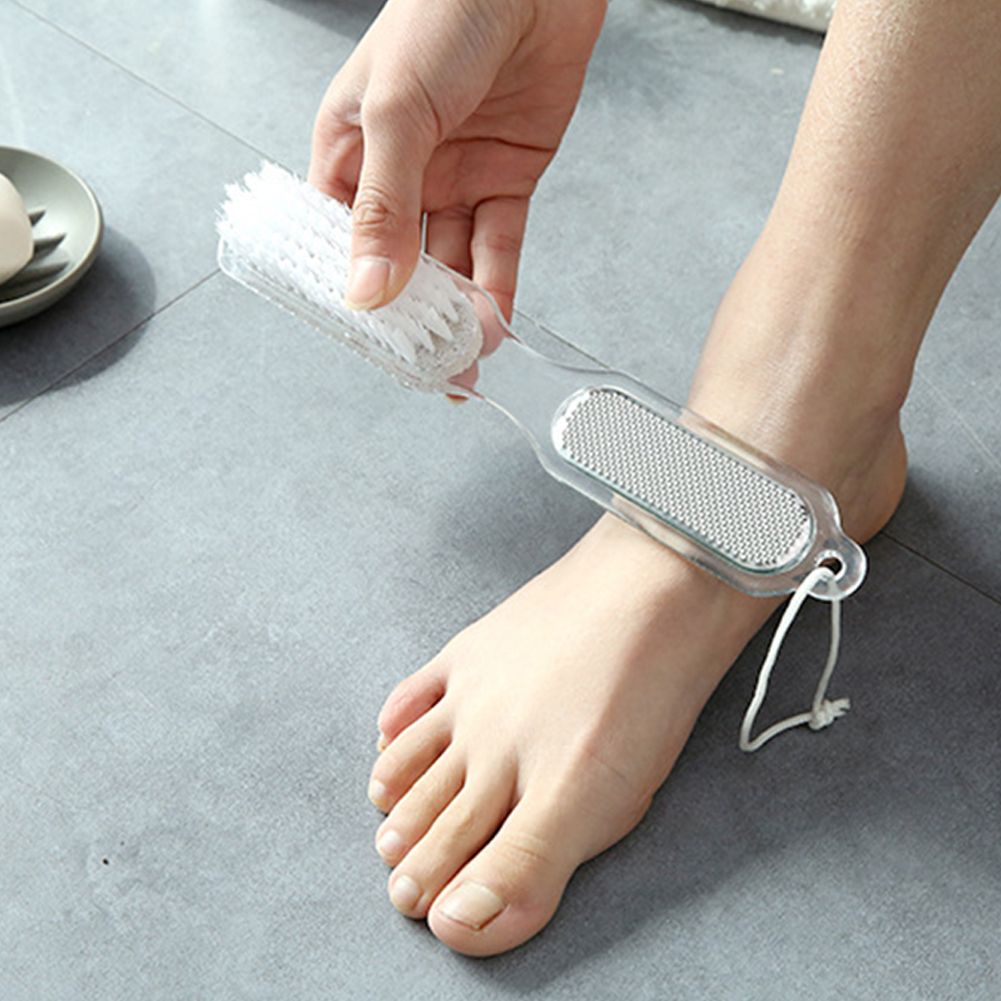 4-in-1 Pedicure Brush Pumice Stone Exfoliating Dead Skin-