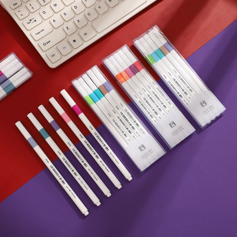 Jianwu 5pcs/box Painting Graffiti Watercolor Pen Waterproof