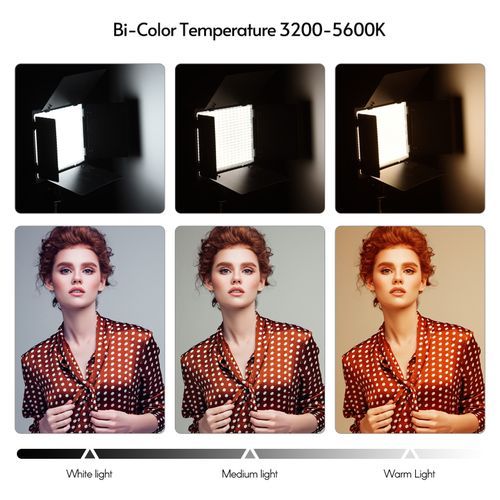 LED-600 LED Video Light Professional Photography Light Panel