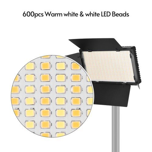 LED-600 LED Video Light Professional Photography Light Panel