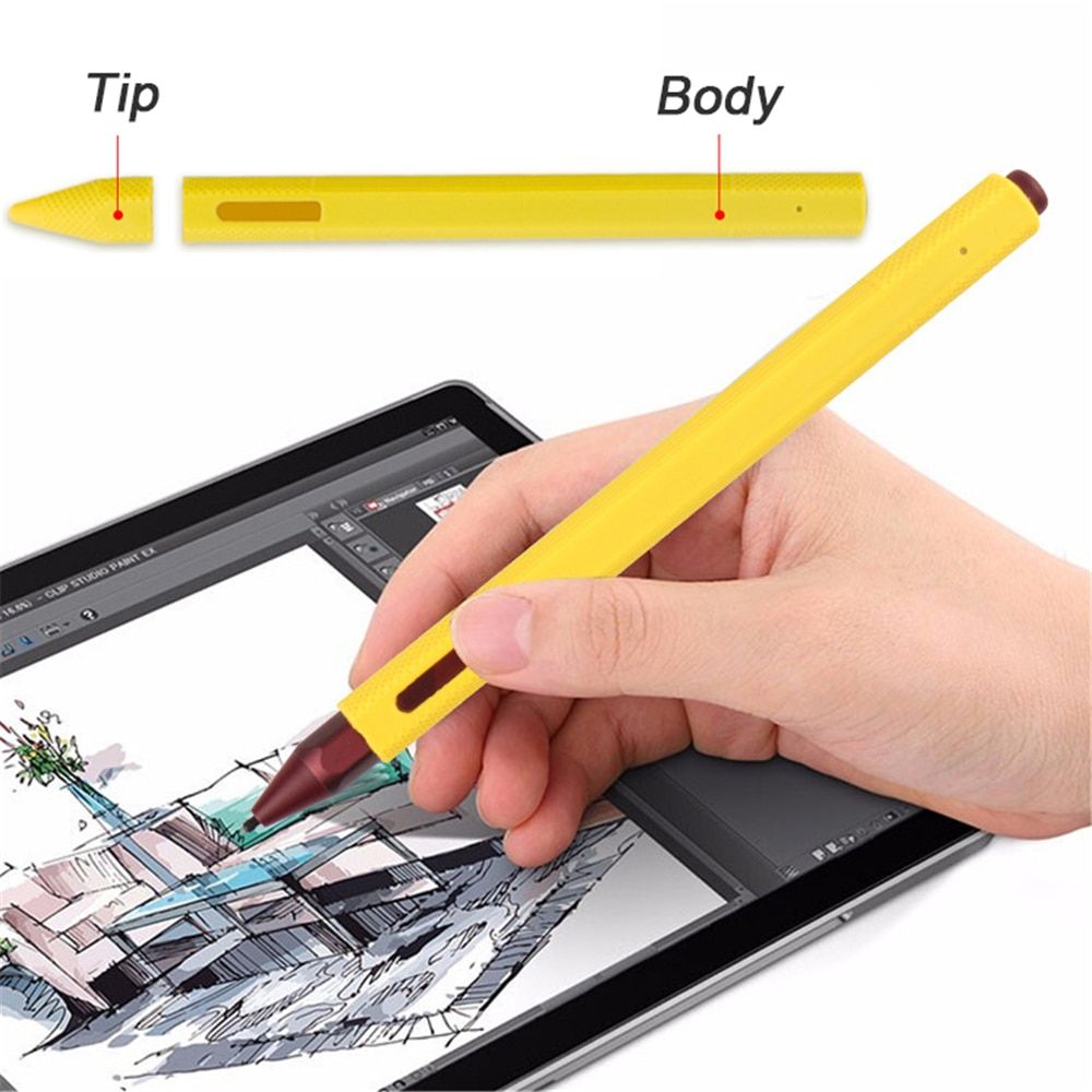 Silicone Stylus Protective Case For Surface Touch Pen Tip
