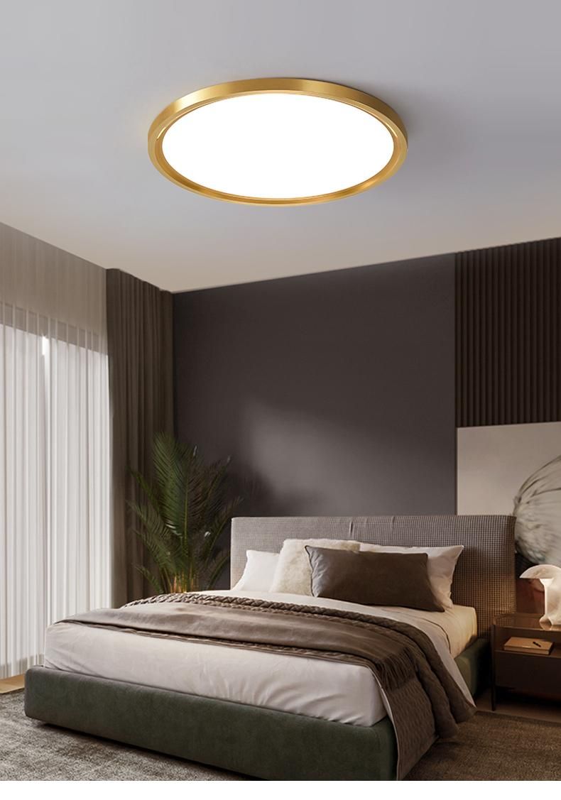 Light luxury ultra-thin lamp bedroom lamp led ceiling lamp