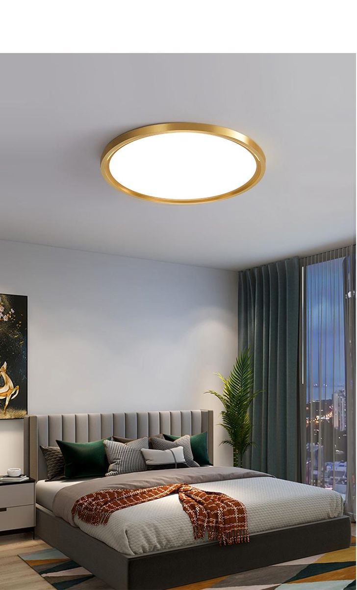 Light luxury ultra-thin lamp bedroom lamp led ceiling lamp