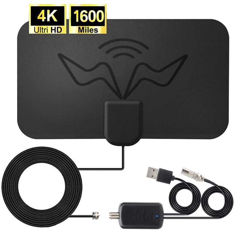 Indoor TV Antenna Amplifier Satellite Digital Freeview