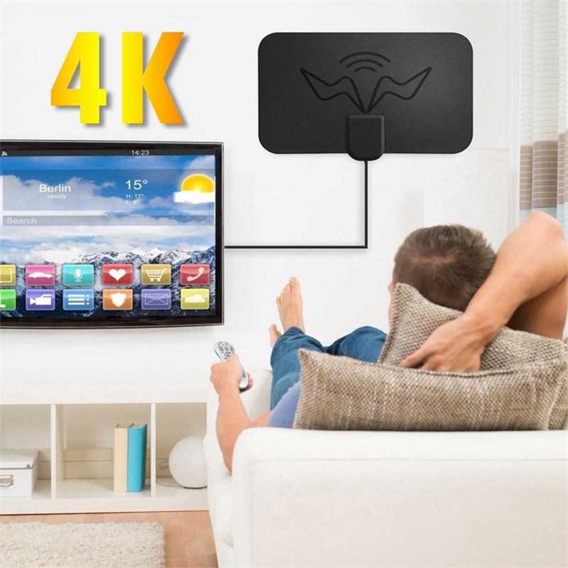 Indoor TV Antenna Amplifier Satellite Digital Freeview