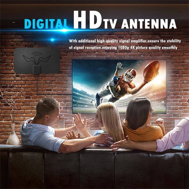 Indoor TV Antenna Amplifier Satellite Digital Freeview