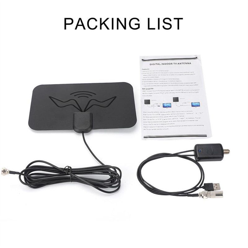 Indoor TV Antenna Amplifier Satellite Digital Freeview