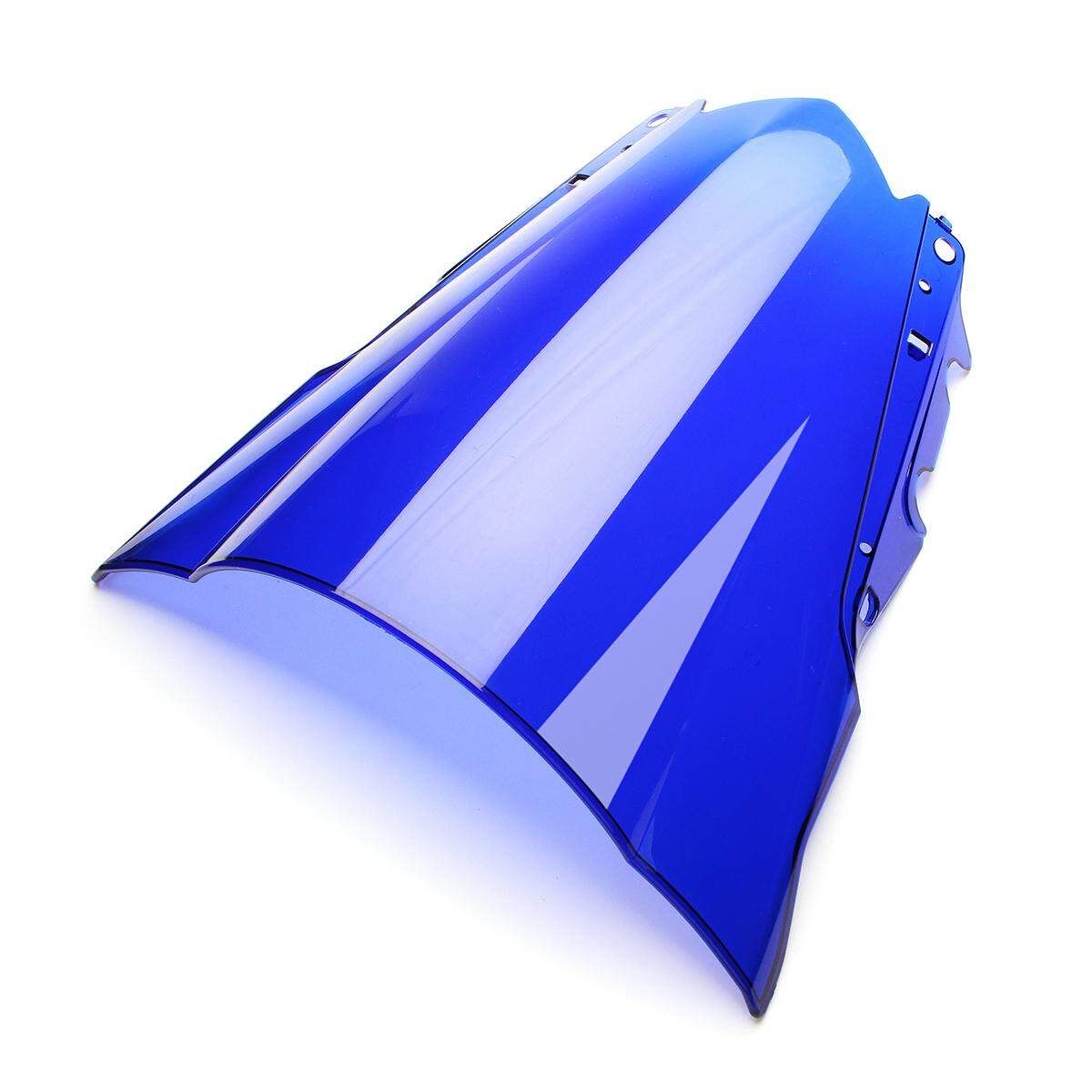 ABS Windshield WindScreen Double Bubble For Yamaha YZF-R25 2014-2016 R3 2015-16 (Blue) Transparent Blue