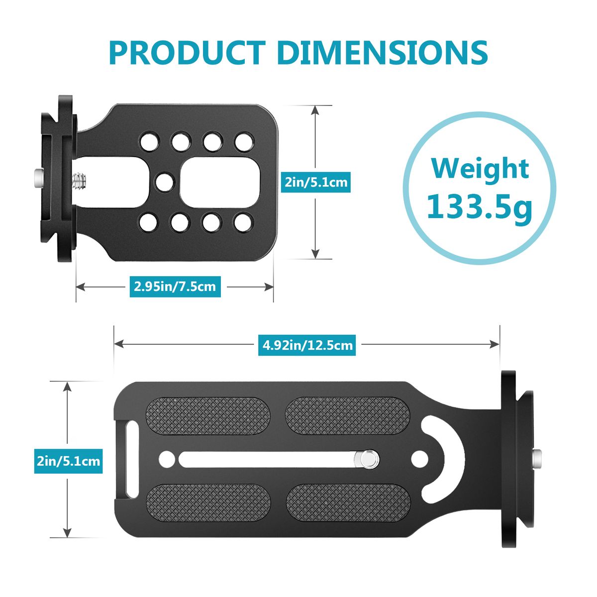 L Shape Bracket Vertical QR Plate Universal DSLR Camera L Bracket With 1/4 Inch Screw Arca Swiss Compatible With Osmo Ronin Zhiyun Nikon Canon Sony DSLR Camera