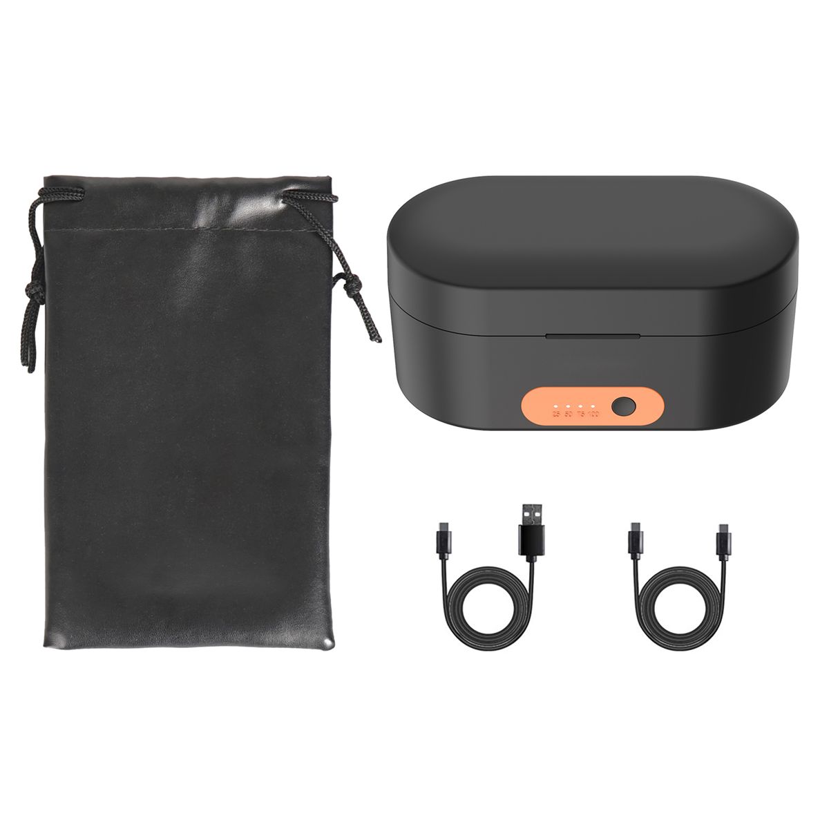 Wireless Microphone  Case 3-slot  Box Built-in Large