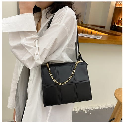 Woman Handbags Single Shoulder Messenger Bag- Black