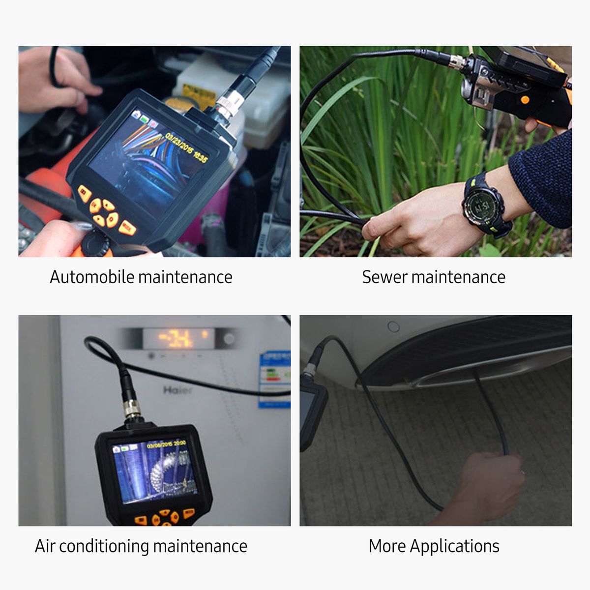 Handheld Industrial Endoscope With Single Lens 4.7-Inch IPS