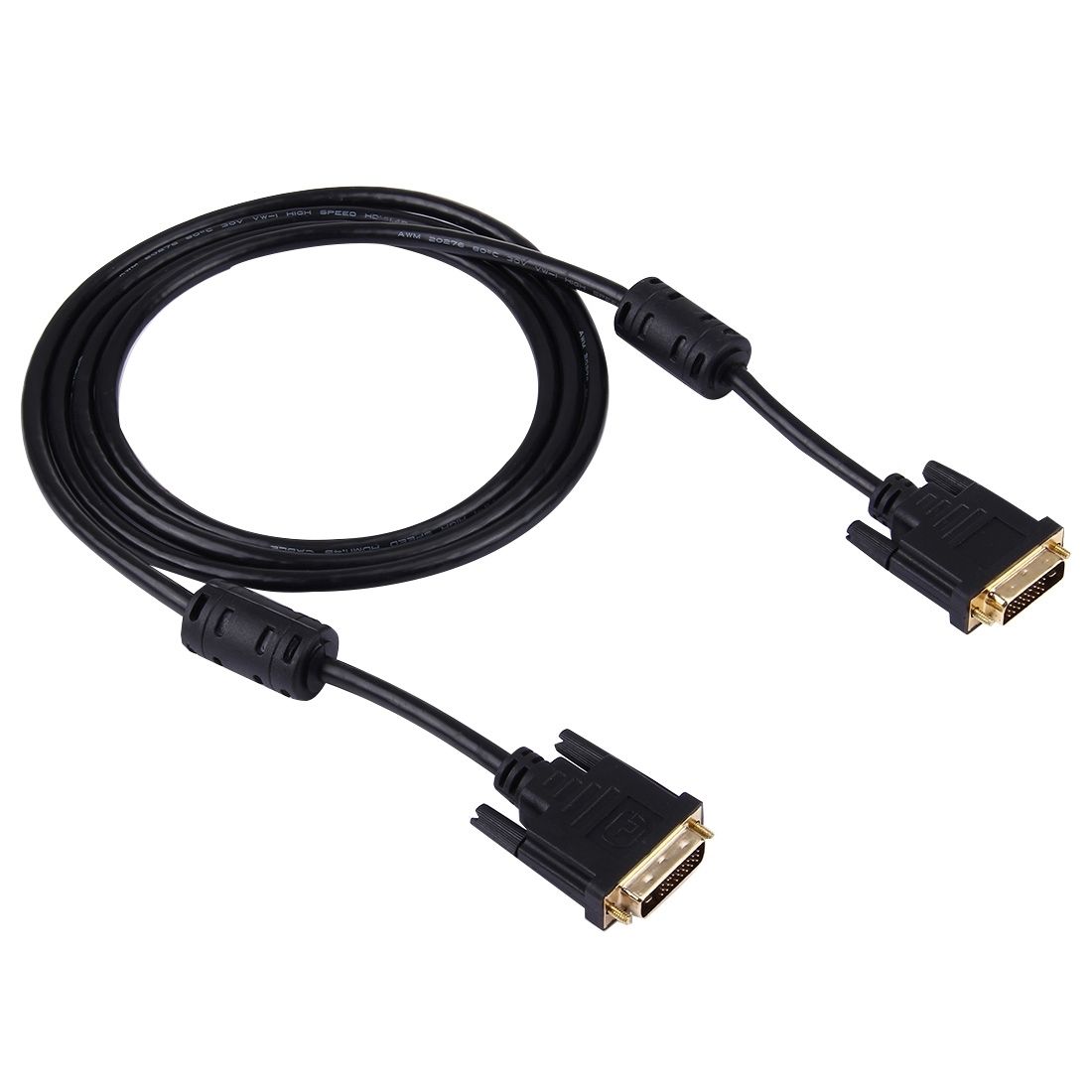 DVI-D 24+1 Pin Male To Male Video Cable