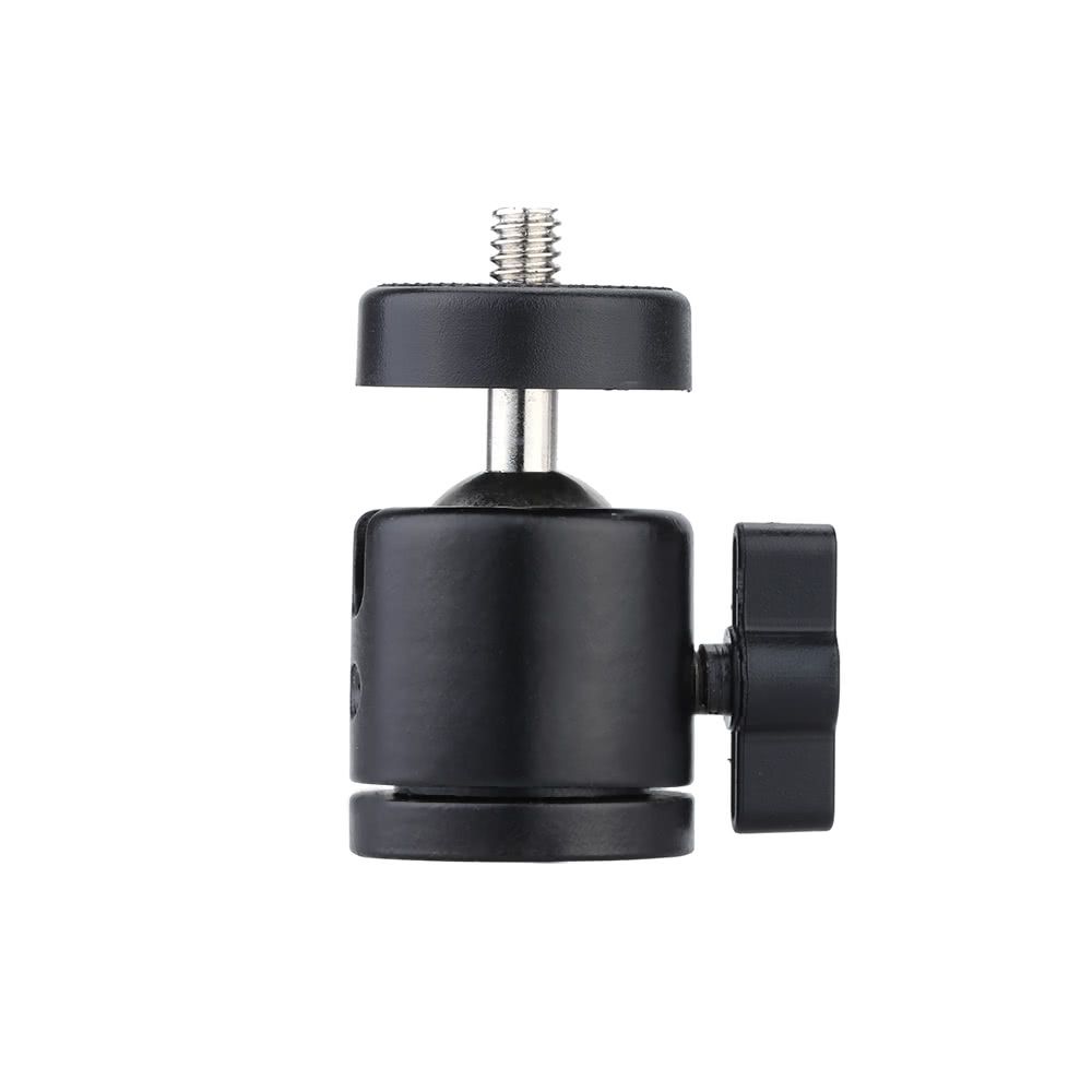 2pcs 360 Degree Rotating Swivel Mini Tripod Ball Head With