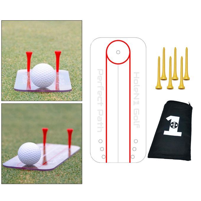 Golf Putting Swing Trainer Home Office Alignment Putting Tutor